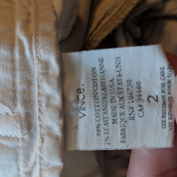 Vince white shorts size 2 - Picture 7 of 8